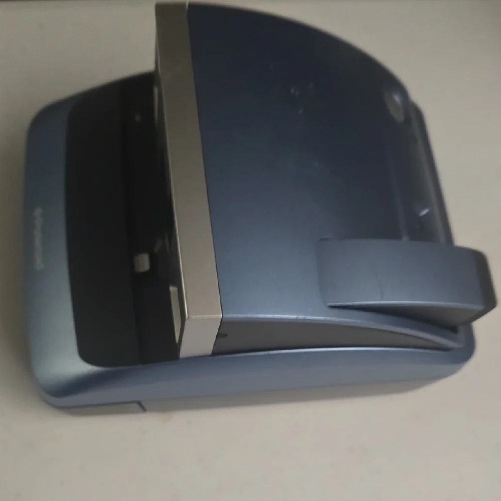 Polaroid One600 Instant Camera in Metallic Blue and Silver